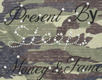 STEEPC Aged Forest Camo Pearl Embellished Print Tee