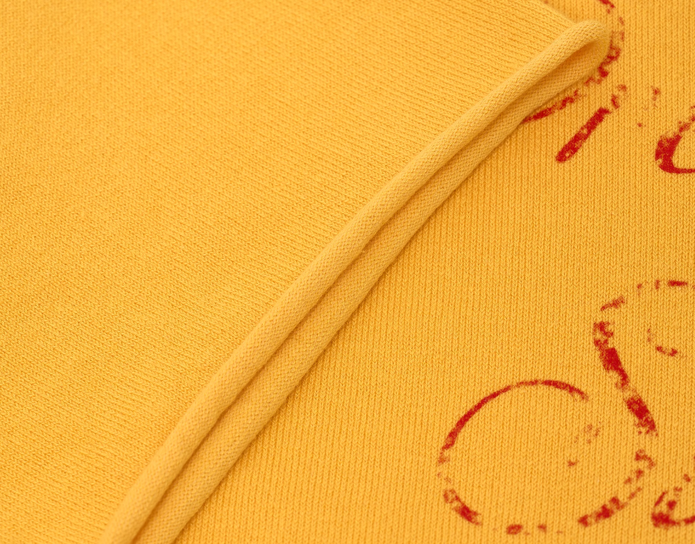 STEEPC Contrast Old Print Boxy Knit Tee