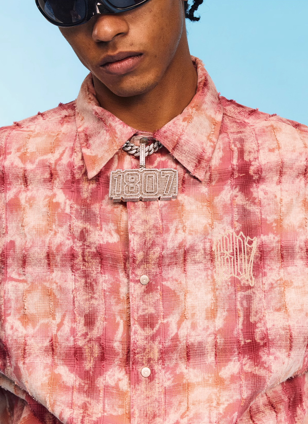 1807 Plaid Faded Long Sleeve Shirt