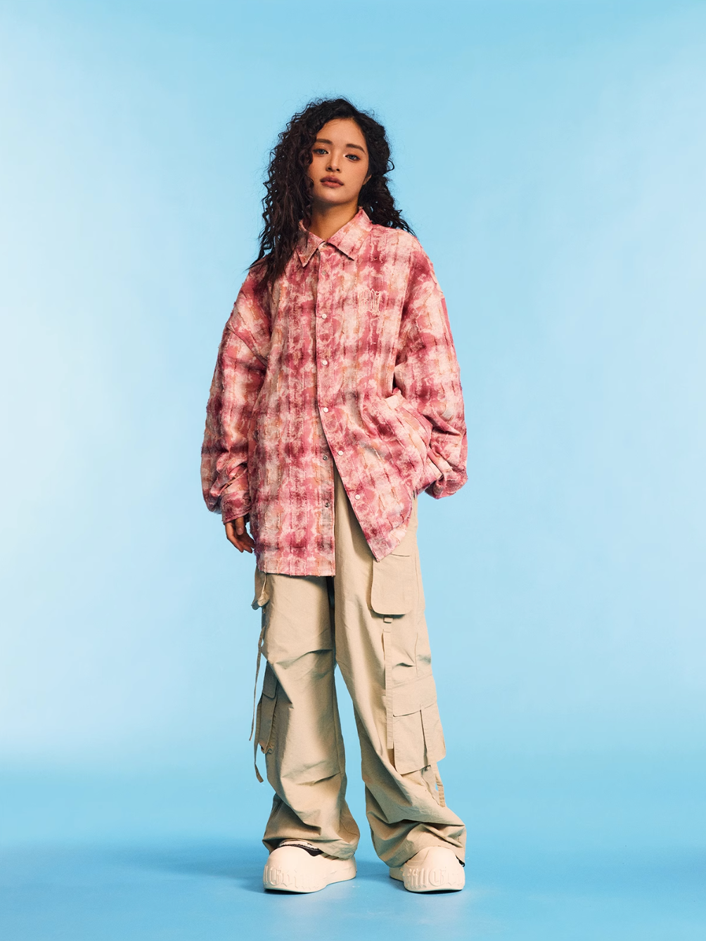 1807 Plaid Faded Long Sleeve Shirt