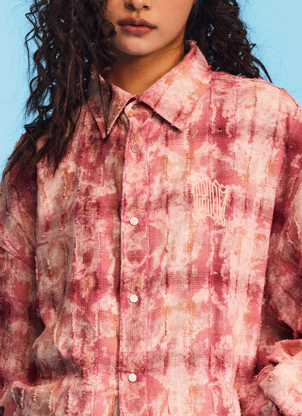 1807 Plaid Faded Long Sleeve Shirt