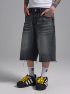 S45 Vintage Washed Denim Shorts