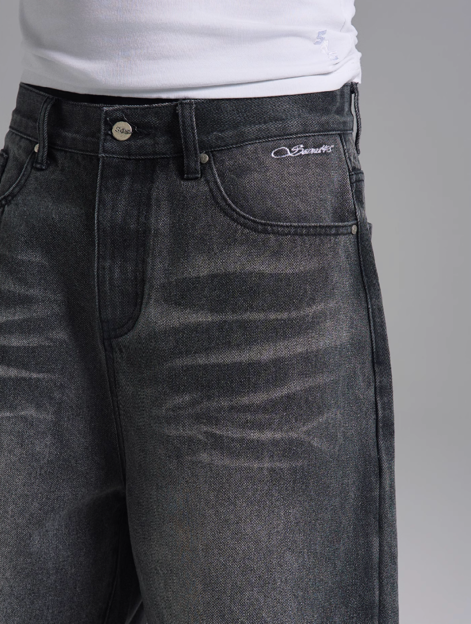 S45 Vintage Washed Denim Shorts