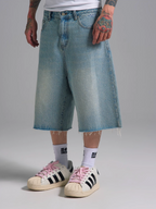 S45 Vintage Washed Denim Shorts
