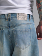 S45 Vintage Washed Denim Shorts