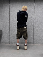 S45 Leopard Cargo Shorts