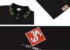 Small Town Kid Ethnic Pattern Jacquard Polo Shirt
