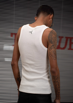TGFCLUB 223 Print Stretch Waffle Tank Top
