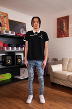 TGFCLUB Colorblock Embroidered Logo Slim Fit Polo