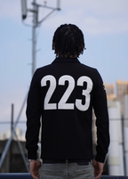 TGFCLUB 223 Patch Embroidered Slim Fit Long Sleeve Polo