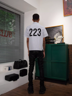 TGFCLUB 223 Print Stripe Short Sleeve Shirt