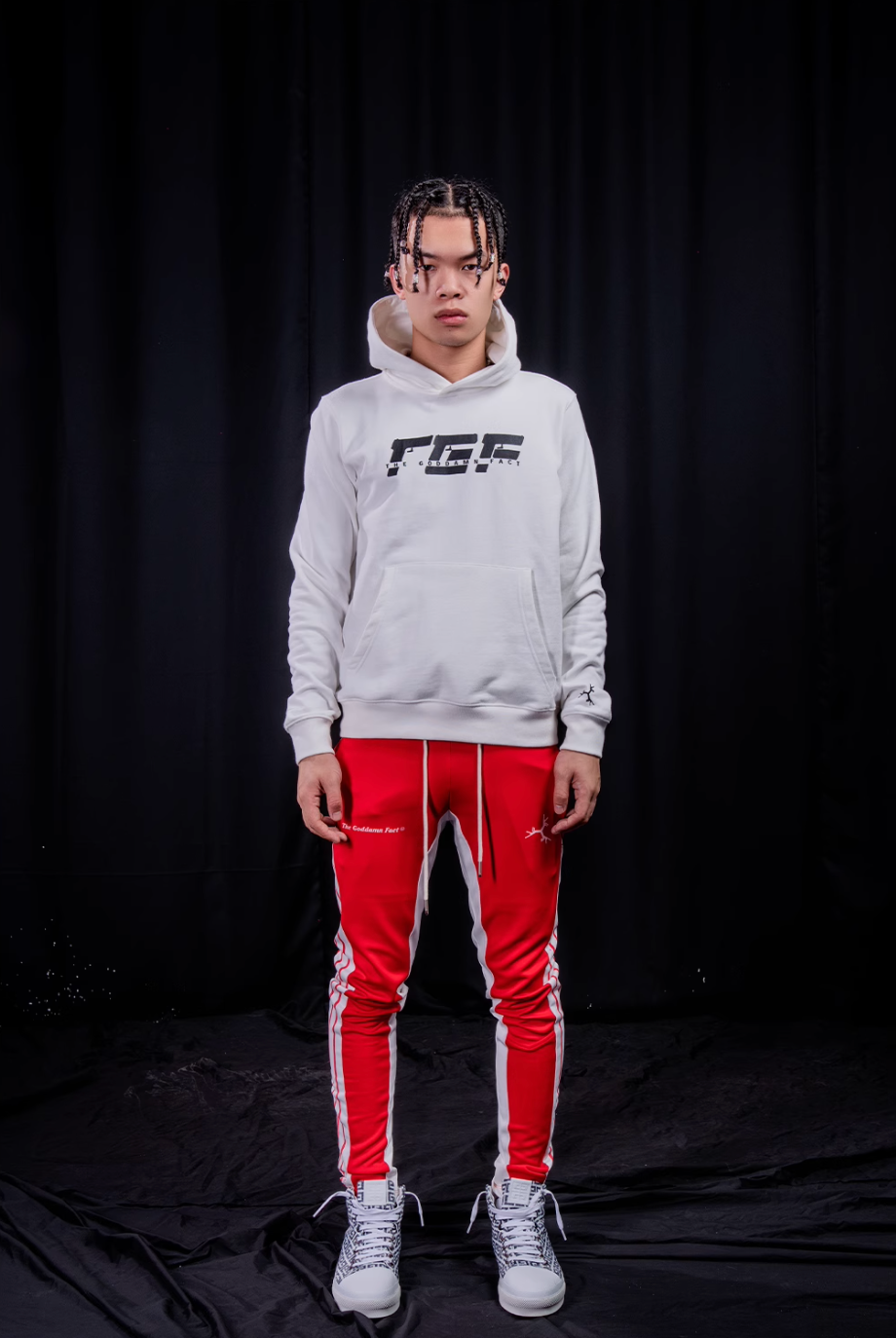 TGFCLUB TGF Logo Print Hoodie