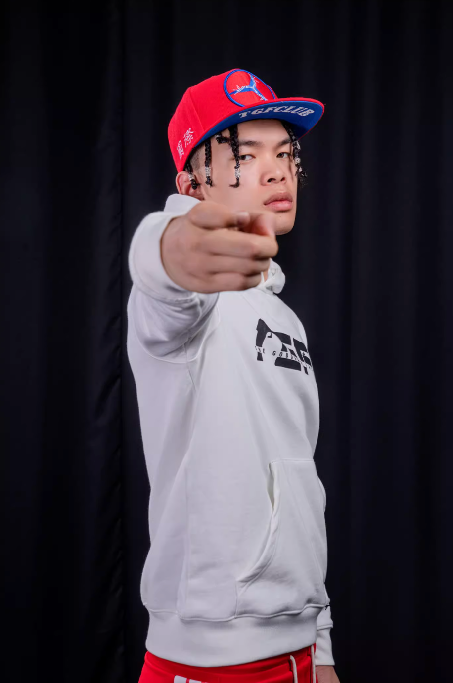 TGFCLUB TGF Logo Print Hoodie