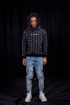 TGFCLUB Full Print Embroidered Hoodie