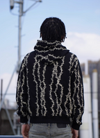 TGFCLUB Thorns Full Print Logo Embroidered Hoodie