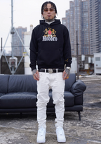 TGFCLUB Mobbro Embroidered Print Hoodie