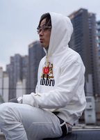 TGFCLUB Mobbro Embroidered Print Hoodie