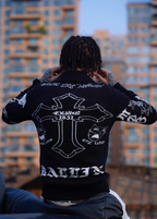 TGFCLUB 2PAC Tattoo Slim Fit Polo Knit Sweater