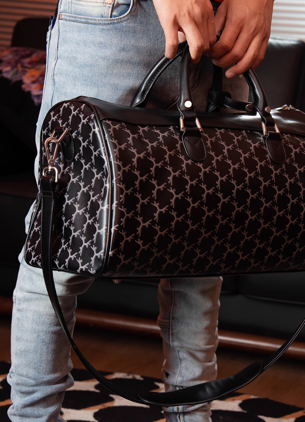 TGFCLUB Logo Full Print Weekender Bag