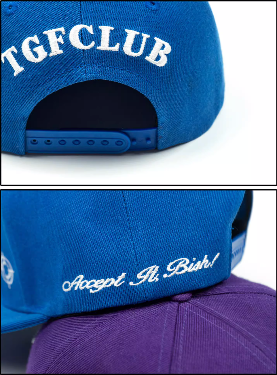 TGFCLUB Embroidered Flat Brim Baseball Cap