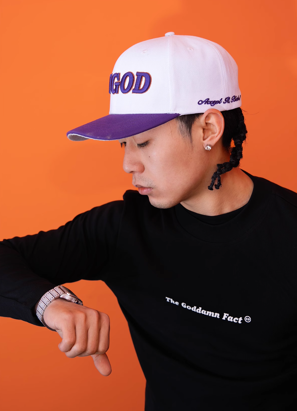 TGFCLUB ON GOD 3D Embroidered Baseball Cap