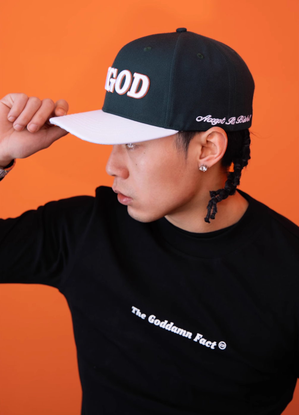 TGFCLUB ON GOD 3D Embroidered Baseball Cap