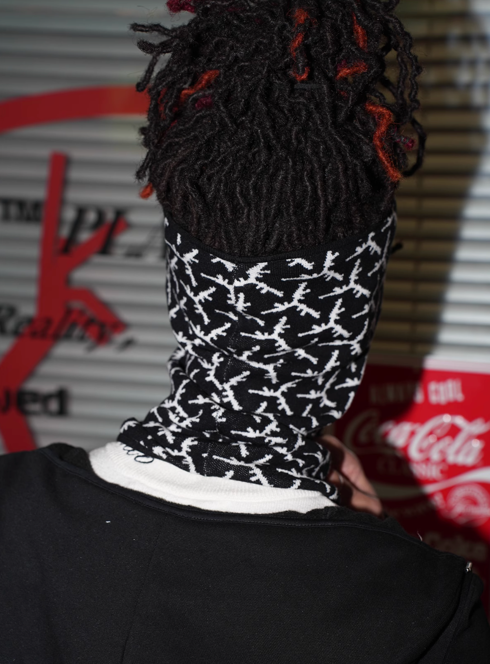 TGFCLUB All Over Logo Knit Face Mask