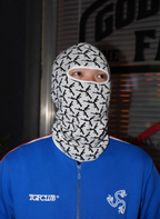 TGFCLUB All Over Logo Knit Face Mask