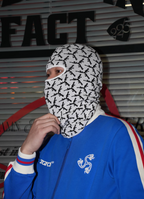 TGFCLUB All Over Logo Knit Face Mask