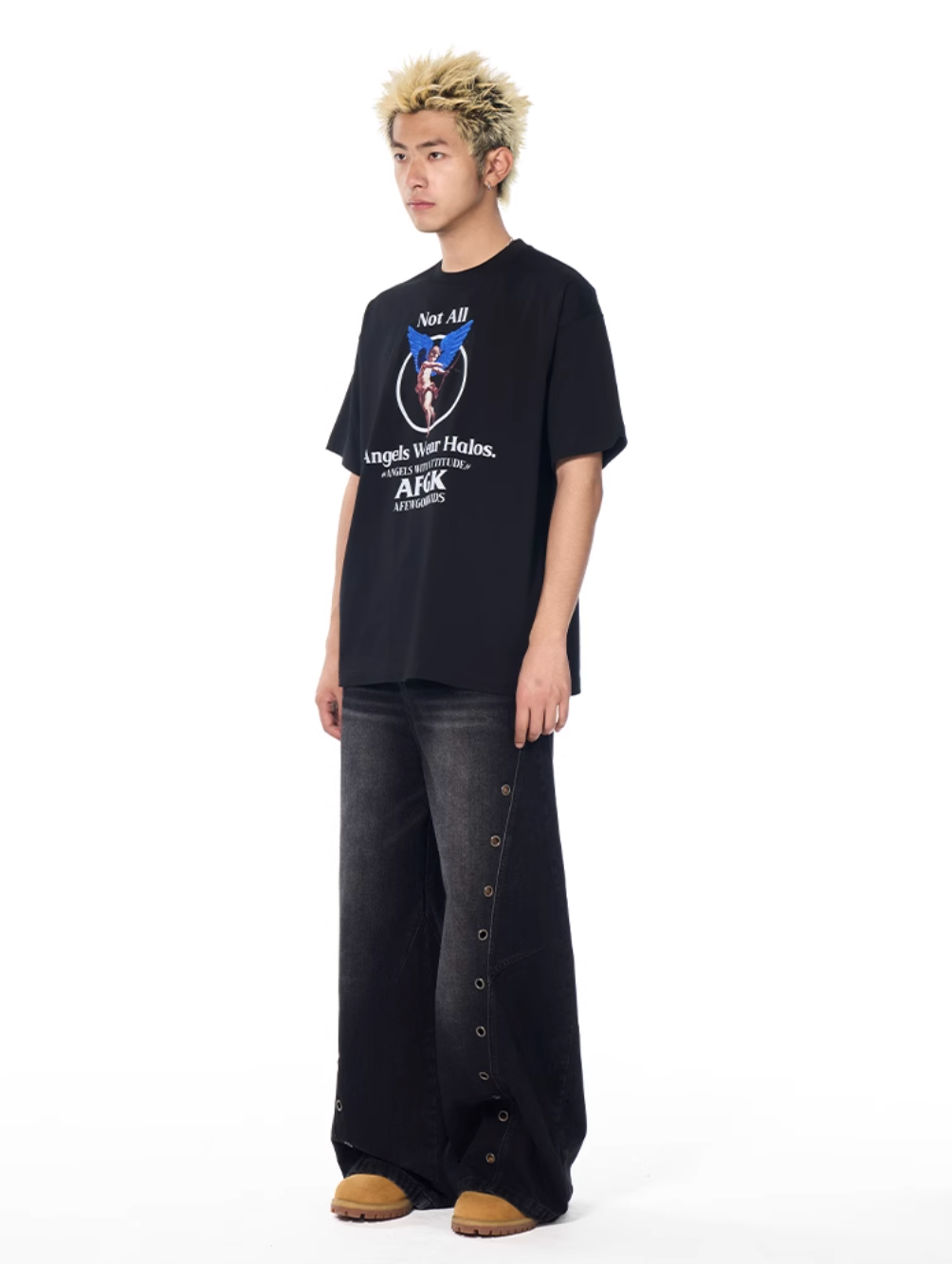 AFGK Archery Angel Embroidered Print Tee