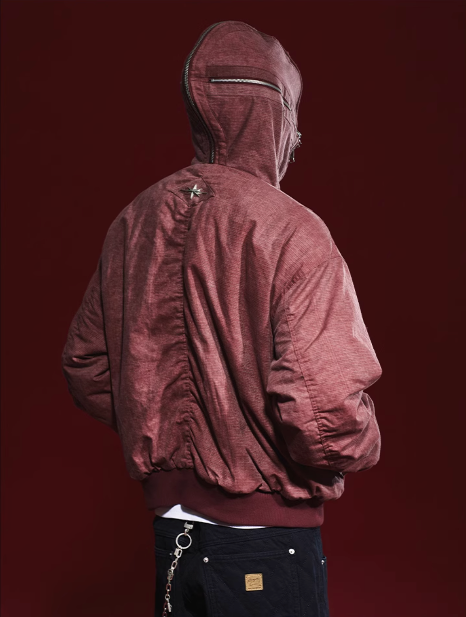 Remedy Multi Zipper Reversible MA-1 Bomber Jacket