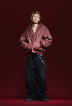 Remedy Multi Zipper Reversible MA-1 Bomber Jacket