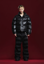 Remedy Cracked Design Puffer Jacket