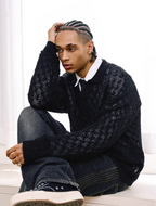 Remedy Mesh Polo Knit Sweater