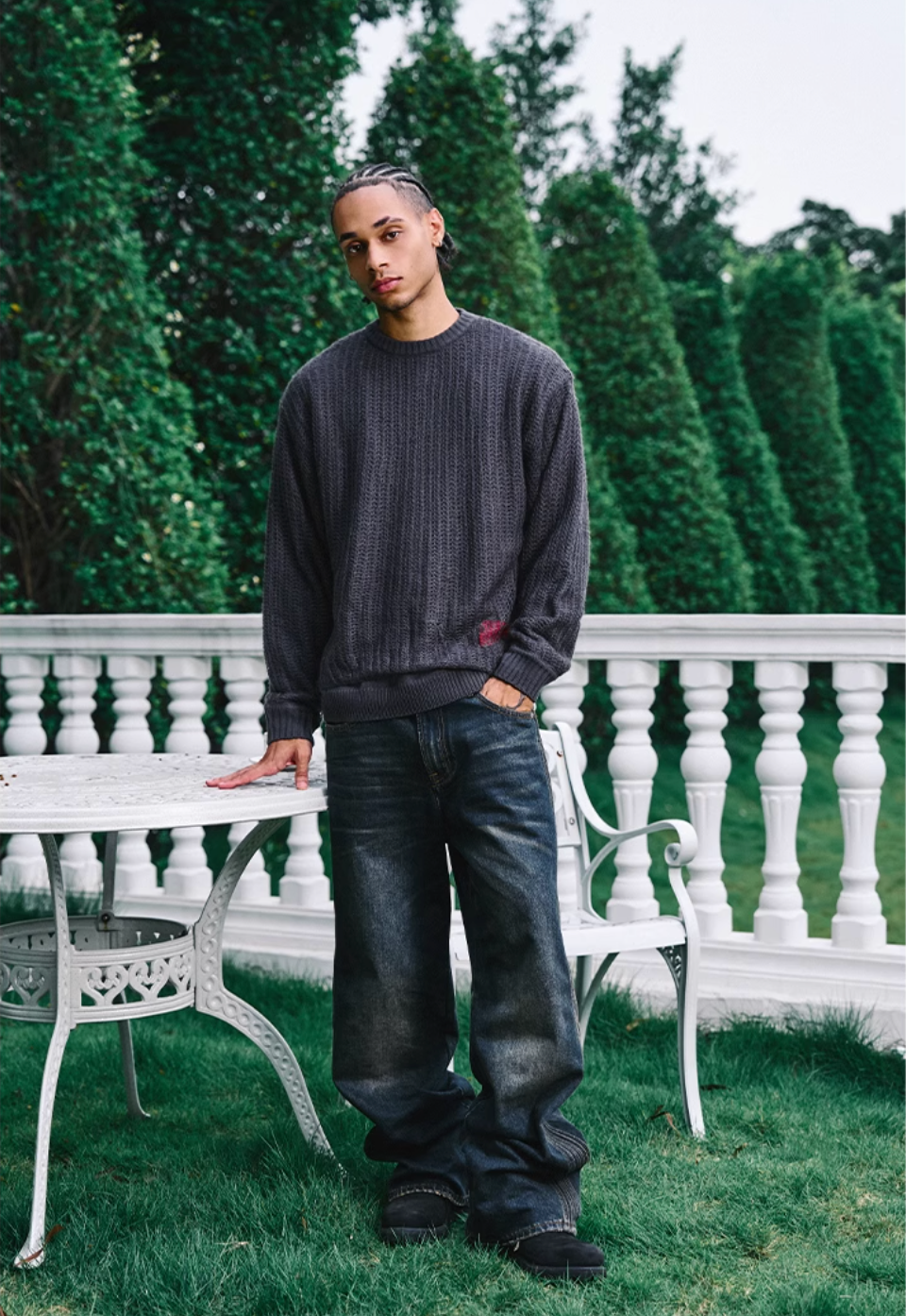 Remedy Double Layer Knit Sweater