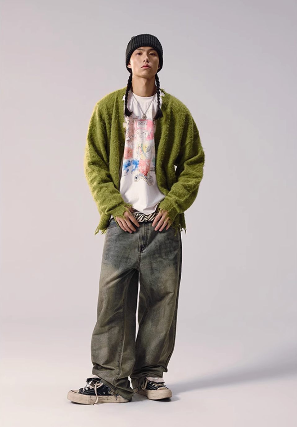 Remedy Distressed Knit Cardigan