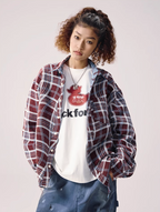 Remedy Wave Plaid Reversible Long Sleeve Shirt