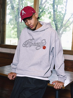 Remedy Metal Wax Seal 3D Logo Embroidered Hoodie