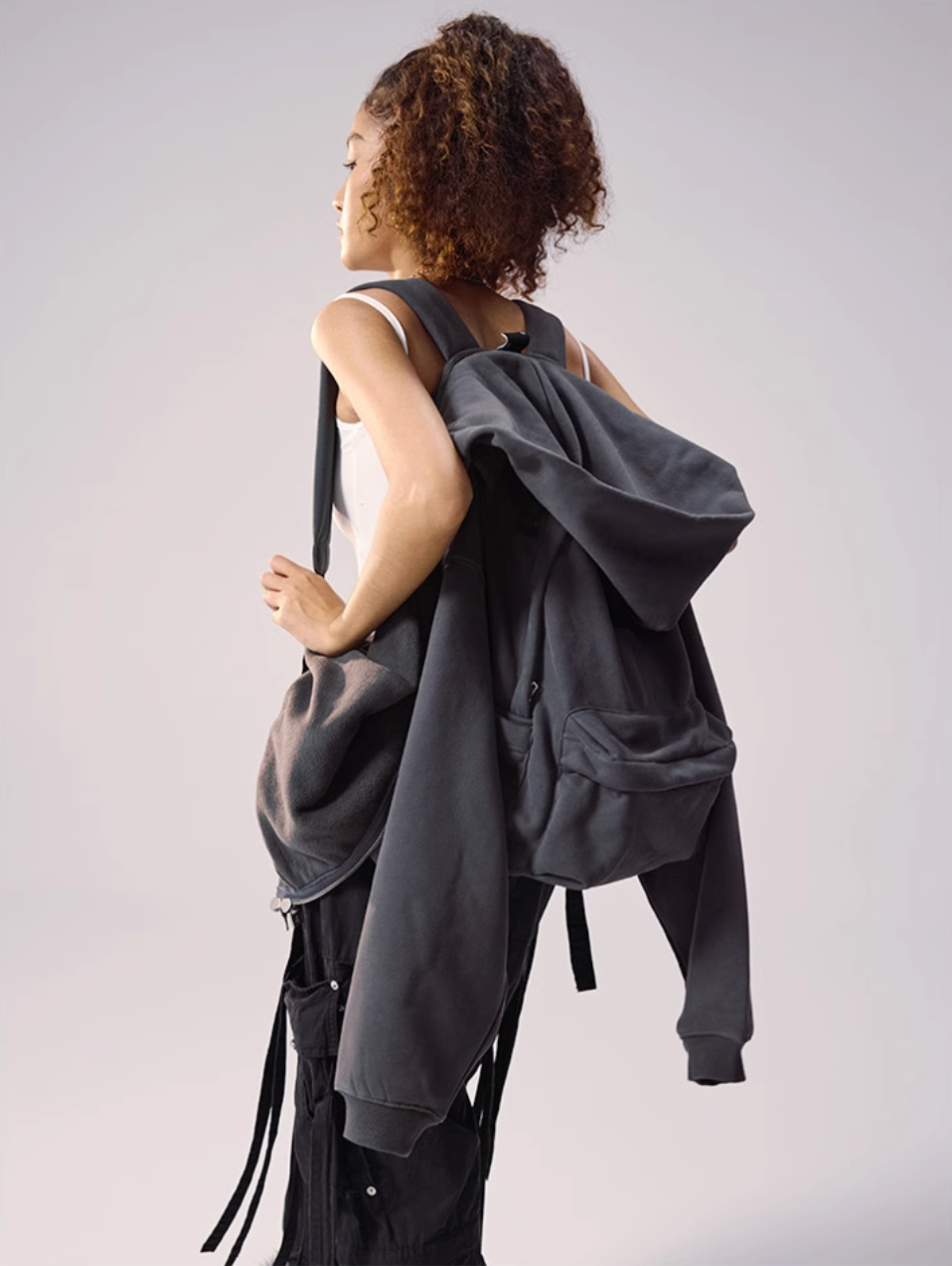 Remedy Backpack Design Zip Up Hoodie