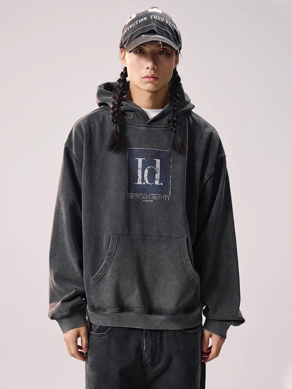 Remedy ID Print Washed Hoodie