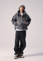 Remedy Sherpa Fleece Half Zip Hoodie
