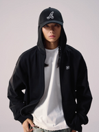 Remedy Baseball Cap Hood Zip Up Hoodie