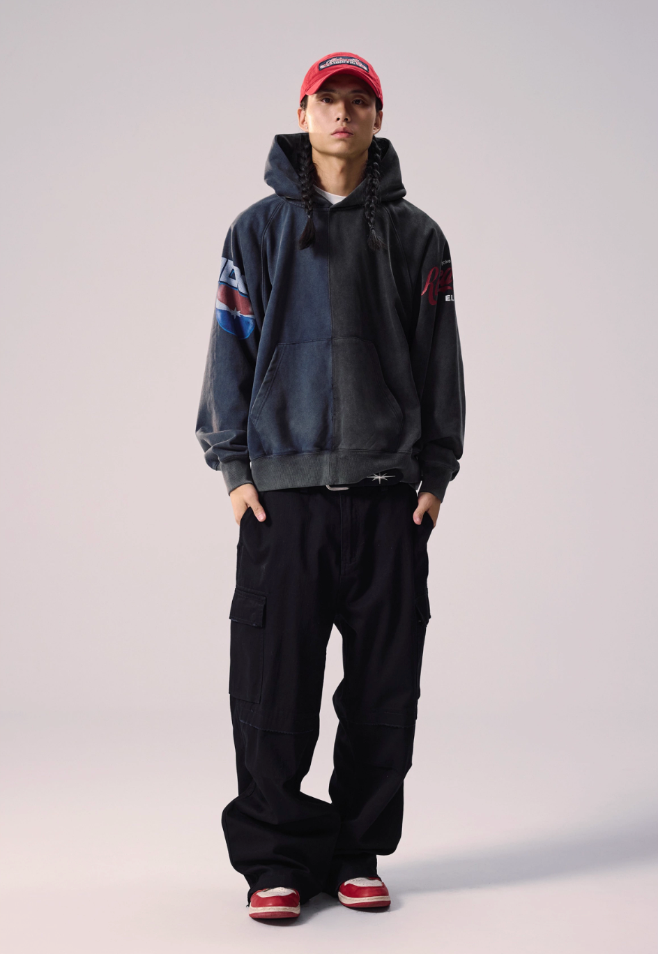 Remedy Washed Separate Raglan Hoodie