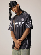 Remedy Emoalone Print Inspired Soccer Jersey Polo Shirt