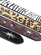 Remedy Star Studded Cowhide Leather Belt
