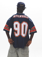 UNTILWERICH Vintage Graphic Mesh Hockey Jersey