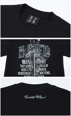 MEDM Sword and Rose Multicolor Diamond Tee