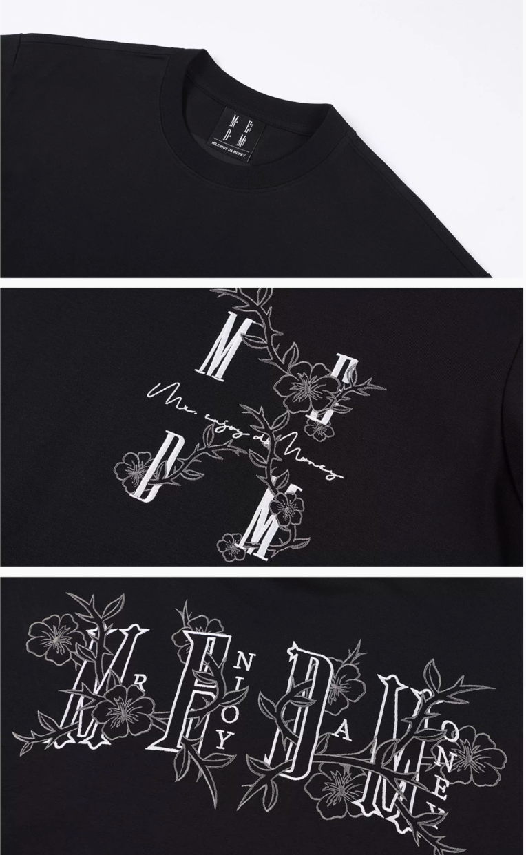 MEDM UV Resistant Flower Logo Tee
