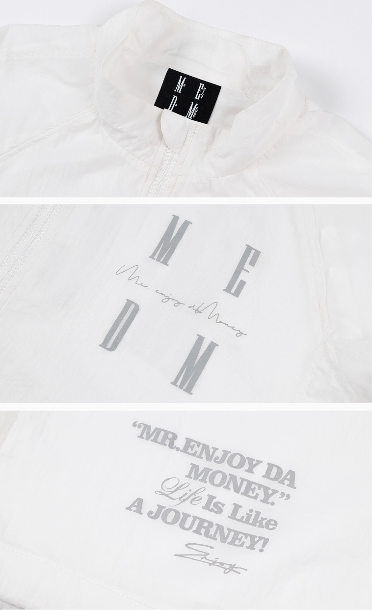 MEDM UV Resistant Logo Zip Jacket