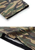 EVILKNIGHT(EK) Embossed Snake Print Camo Polo